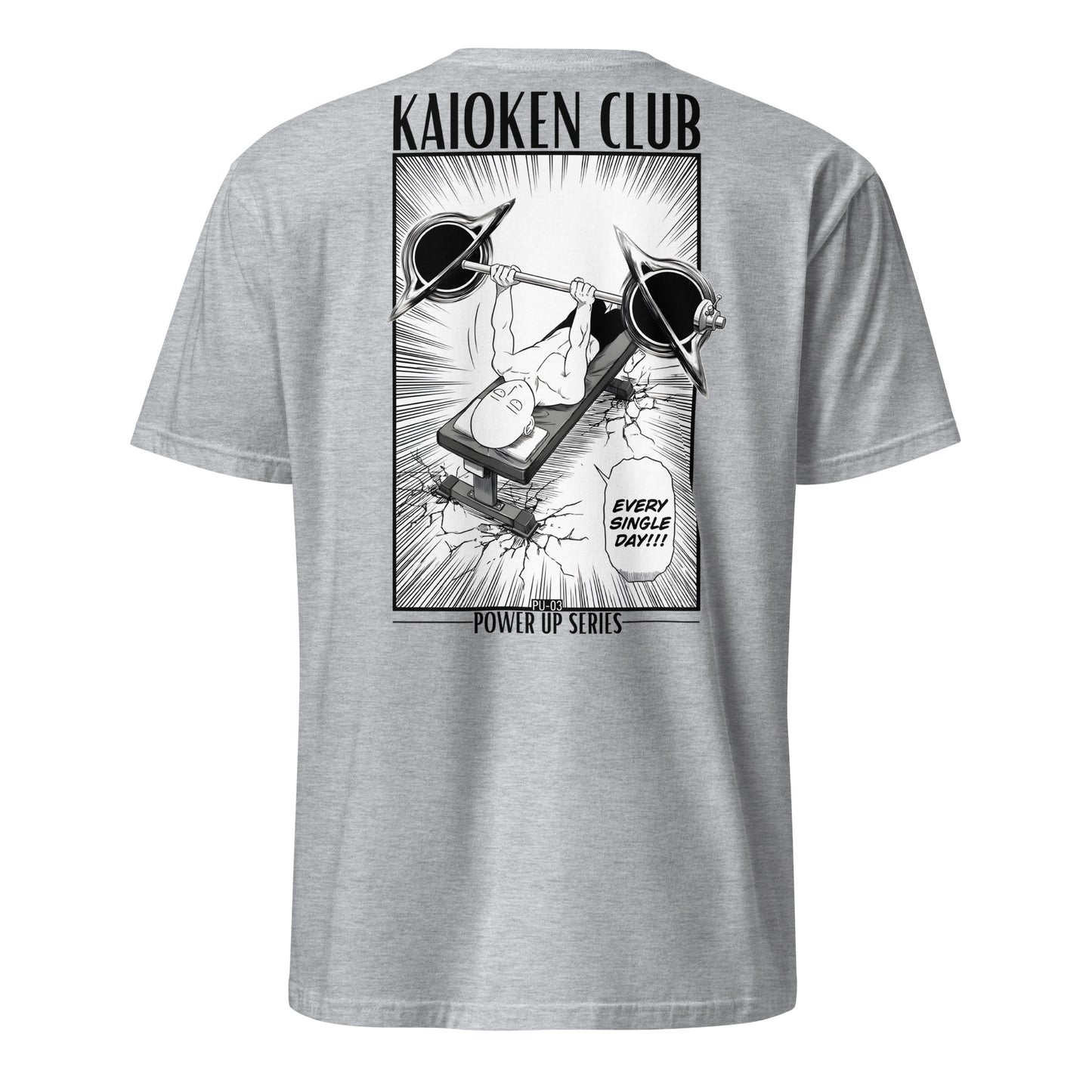 T-shirt PU-03 Routine détail design every single day motivation sport