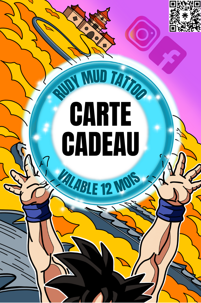 🎁 Carte Cadeau Tatouage – Offrez une œuvre unique par Rudymud