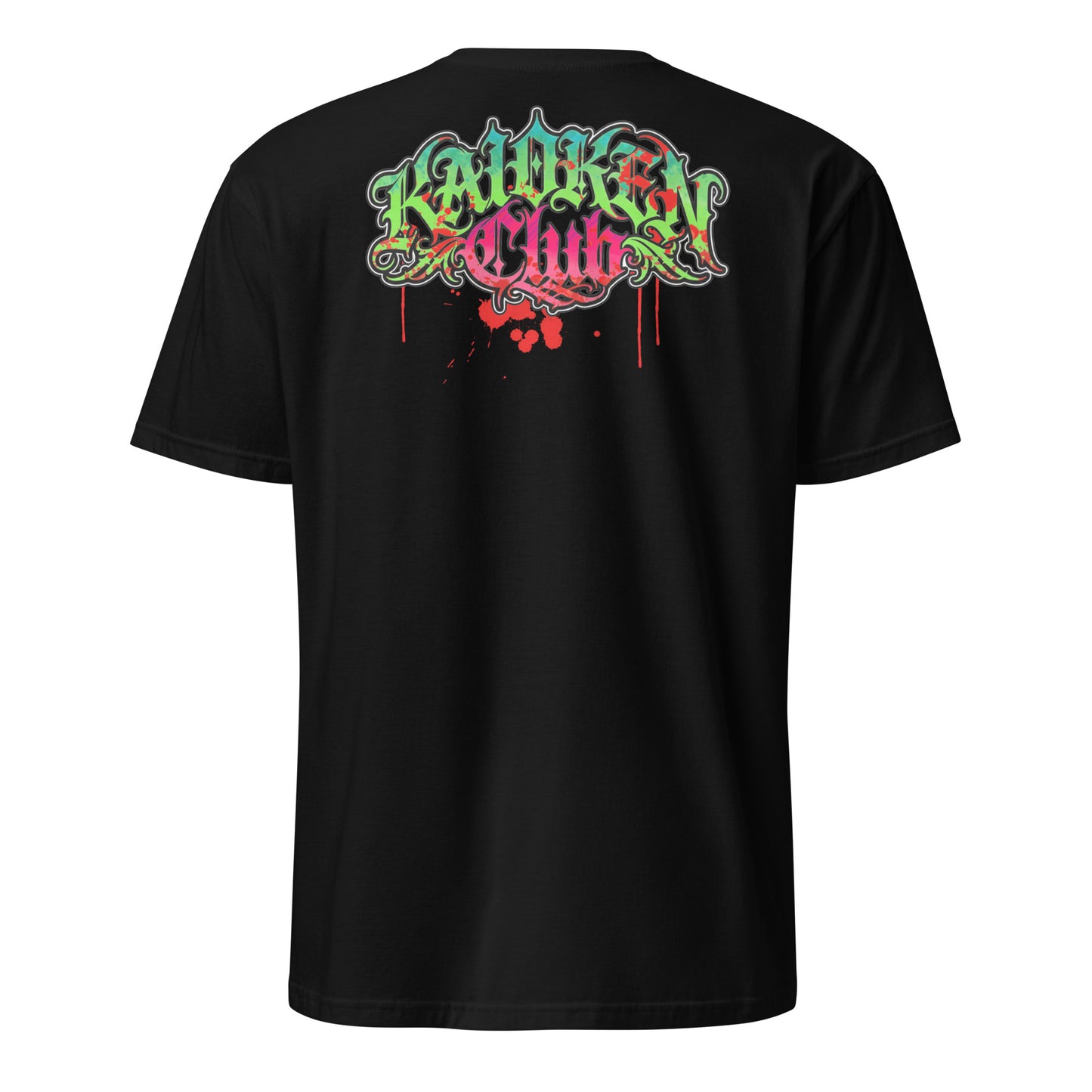 T-shirt Neon Fury noir KAIOKEN CLUB - vue dos