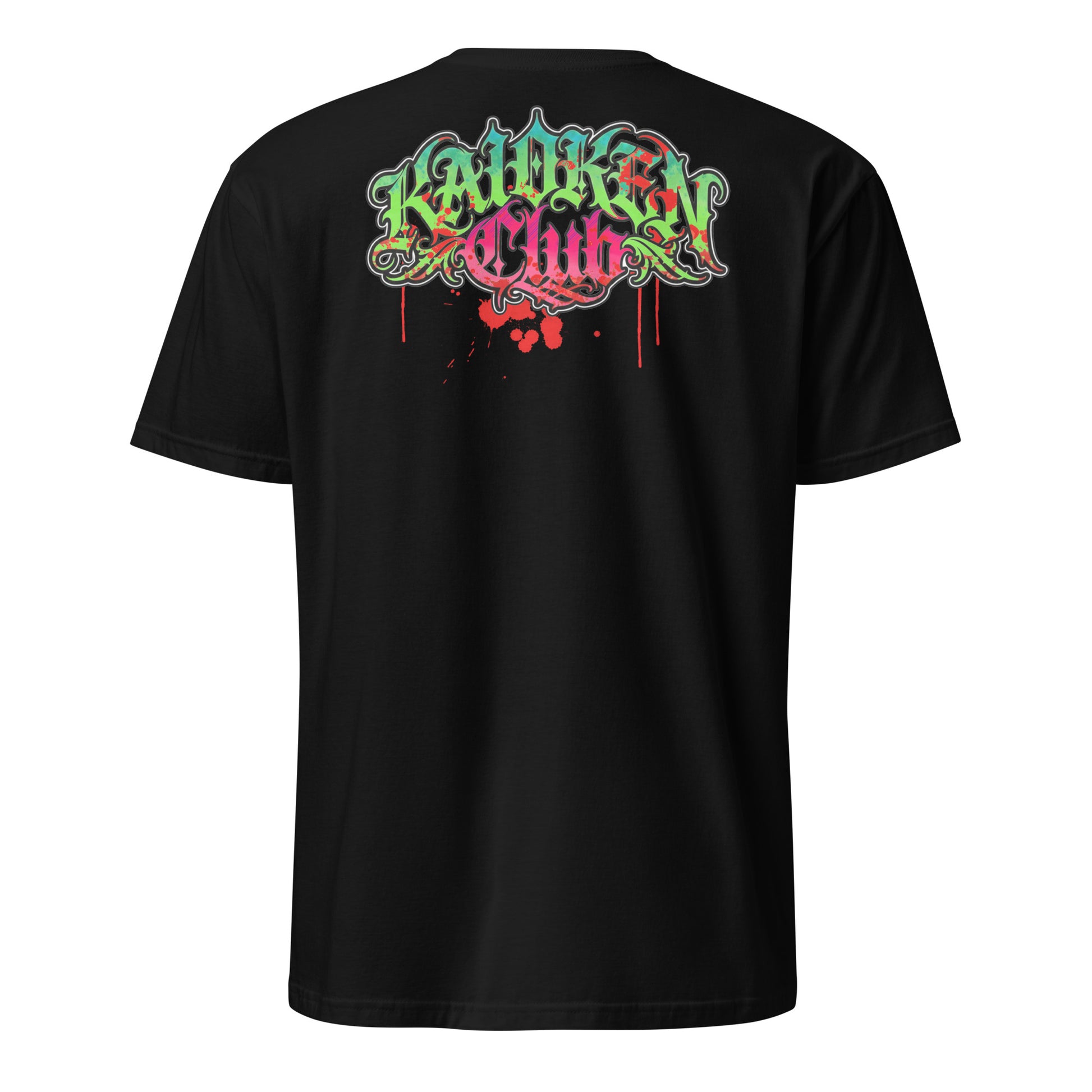 T-shirt Neon Fury noir KAIOKEN CLUB - vue dos