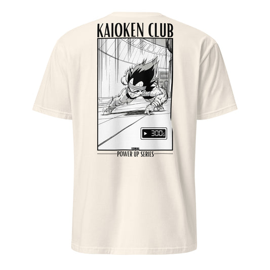 T-shirt PU-02 Gravity gris sport streetwear motivation Saiyan KAIOKEN CLUB Power Up Series - vue face