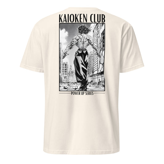 T-shirt PU-04 Apex gris sport streetwear puissance KAIOKEN CLUB Power Up Series - vue face