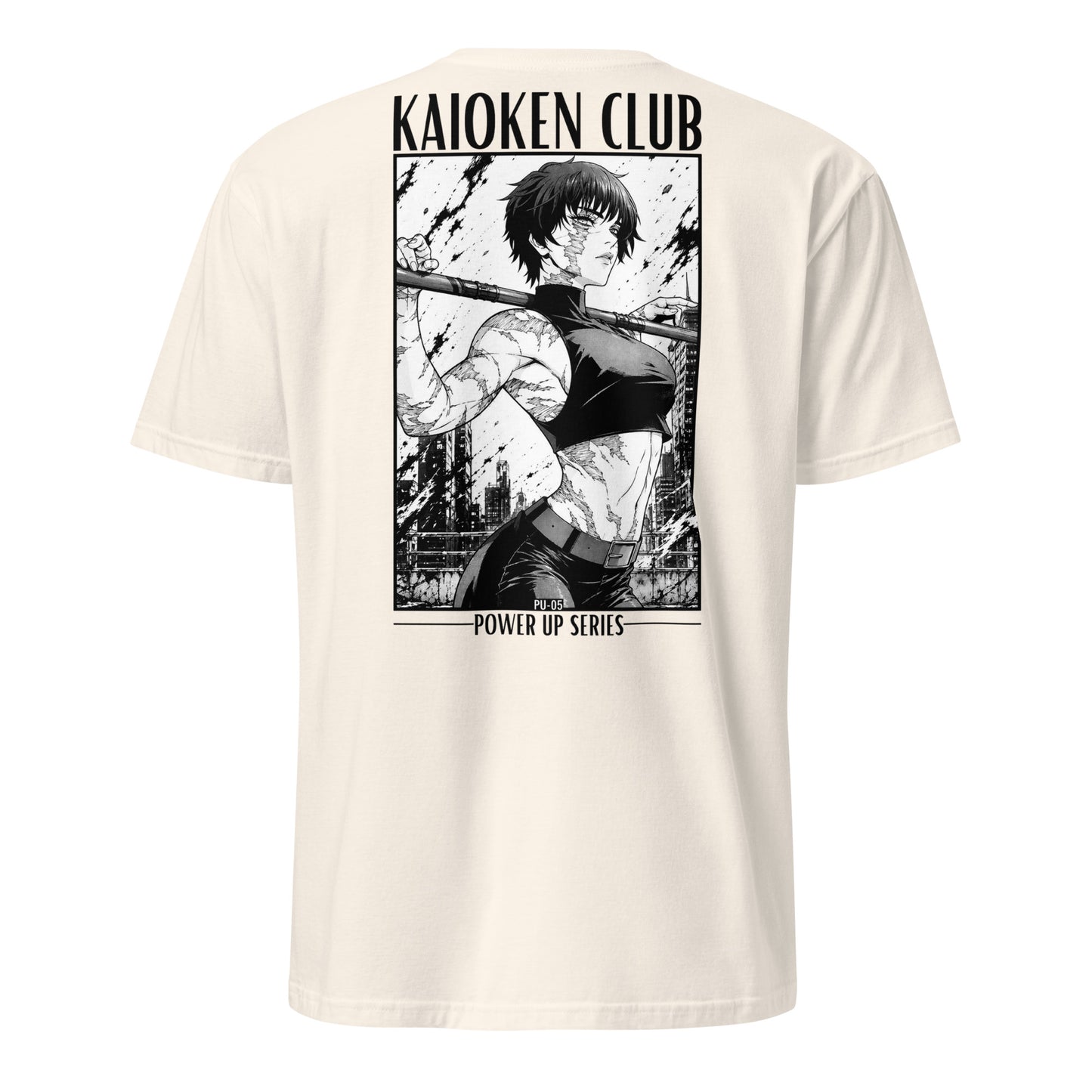 T-shirt PU-05 Restriction gris sport streetwear volonté KAIOKEN CLUB Power Up Series - vue face