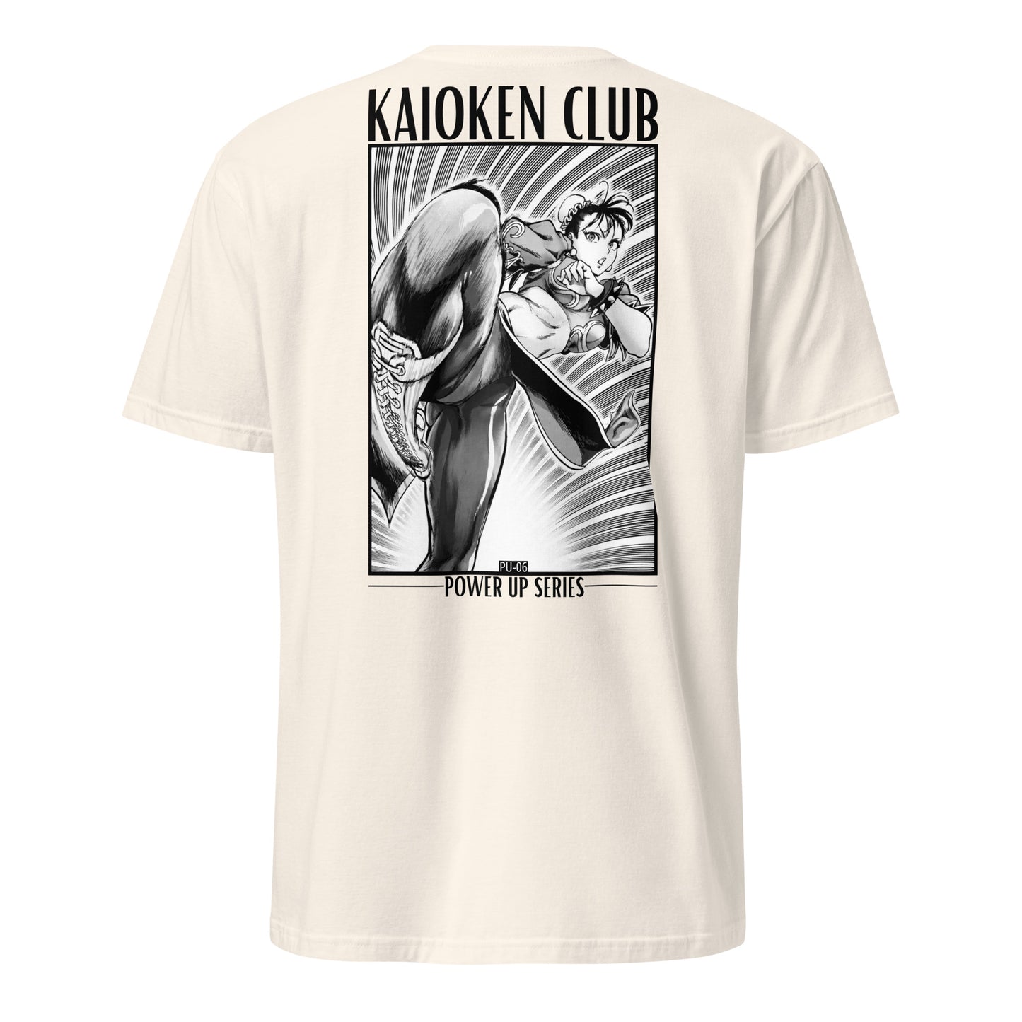 T-shirt PU-06 Velocity gris sport streetwear vitesse KAIOKEN CLUB Power Up Series - vue face