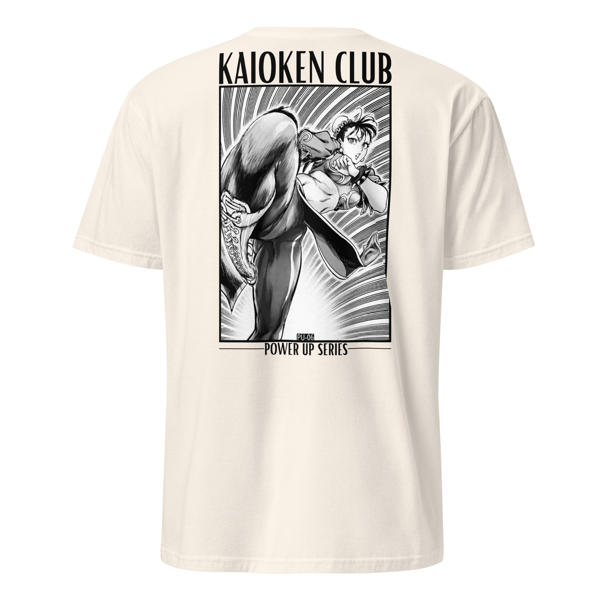T-shirt PU-06 Velocity gris sport streetwear vitesse KAIOKEN CLUB Power Up Series - vue face