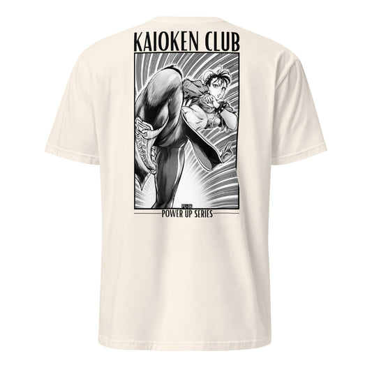 T-shirt PU-06 Velocity gris sport streetwear vitesse KAIOKEN CLUB Power Up Series - vue face