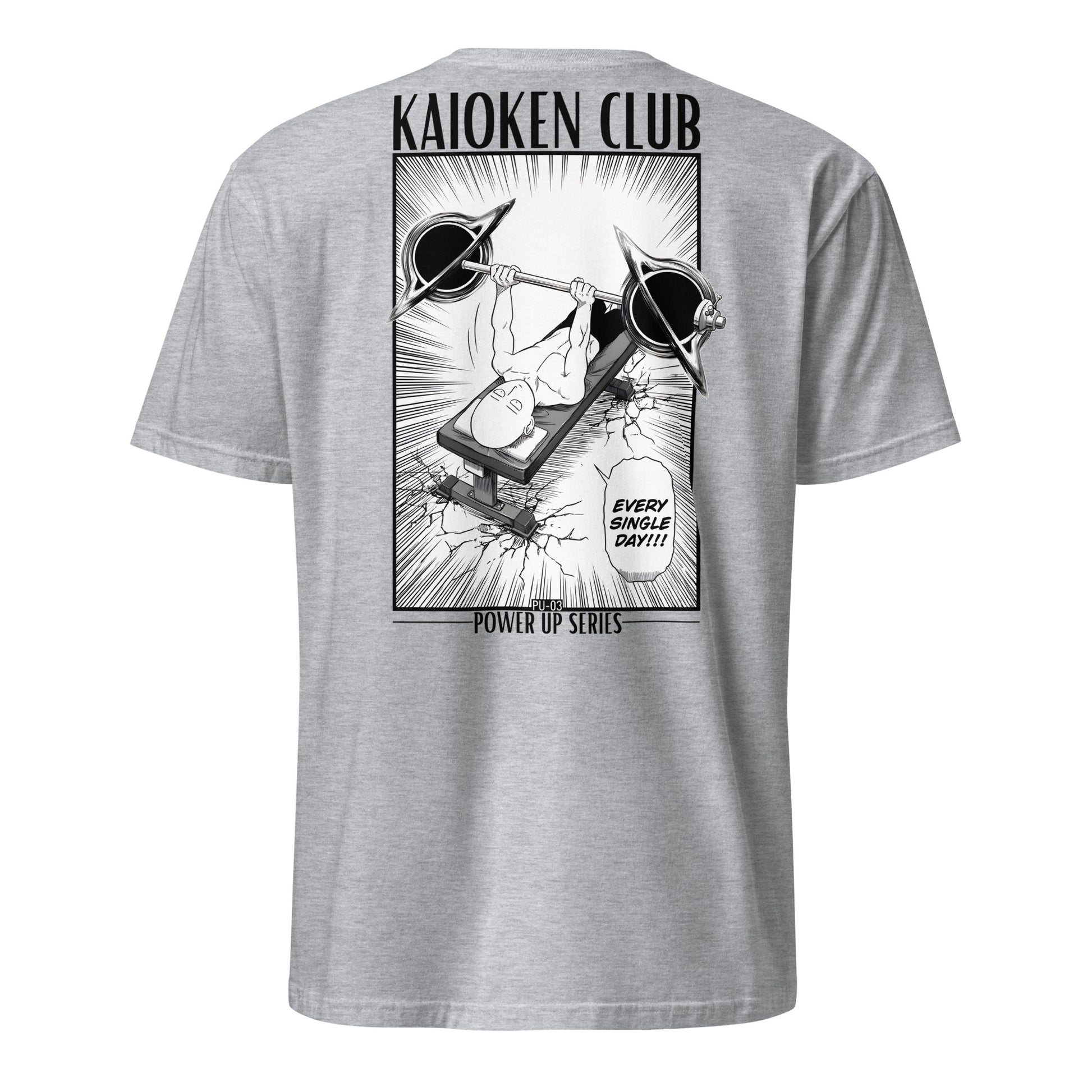 T-shirt PU-03 Routine détail design every single day motivation sport