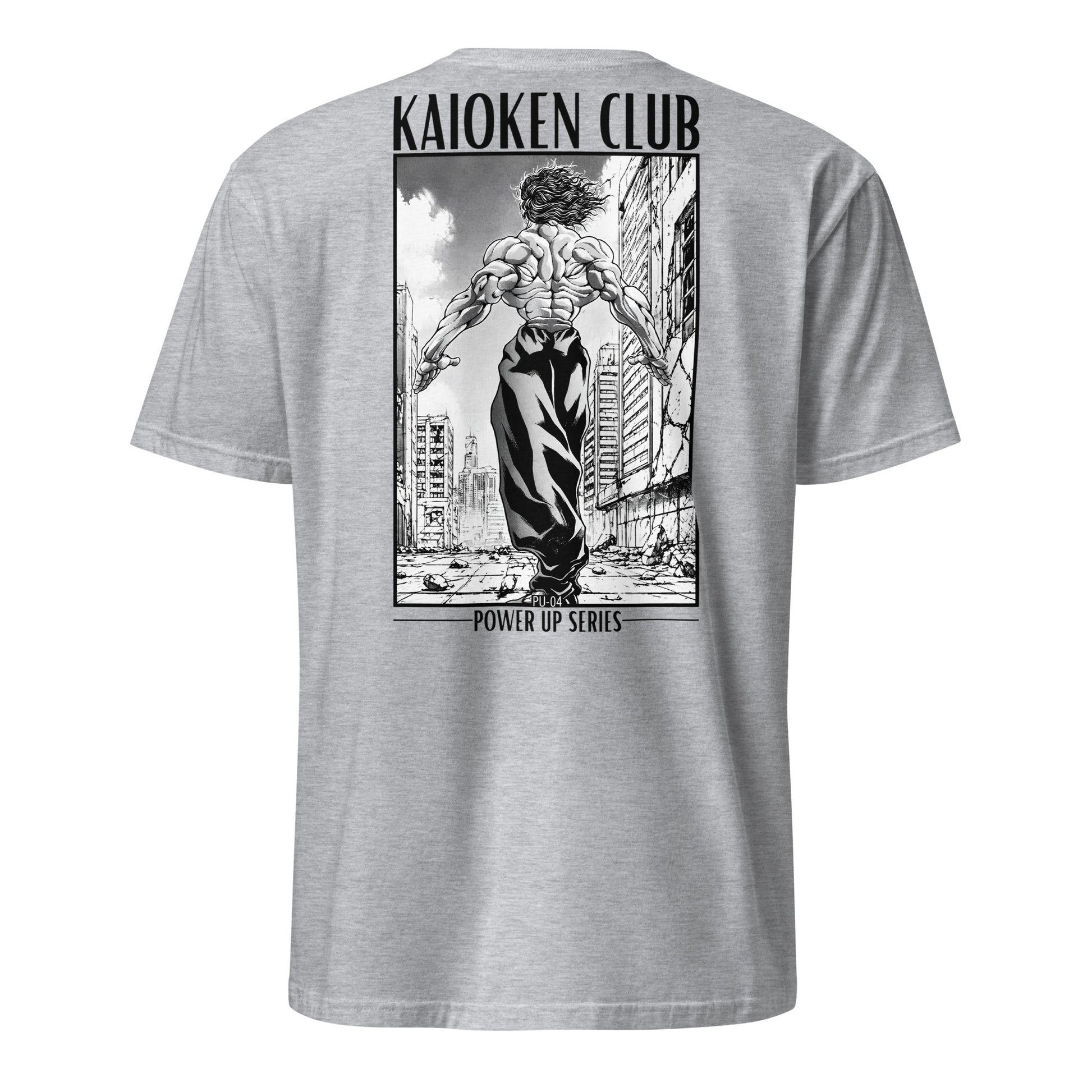 T-shirt PU-04 Apex détail design puissance absolue manga motivation