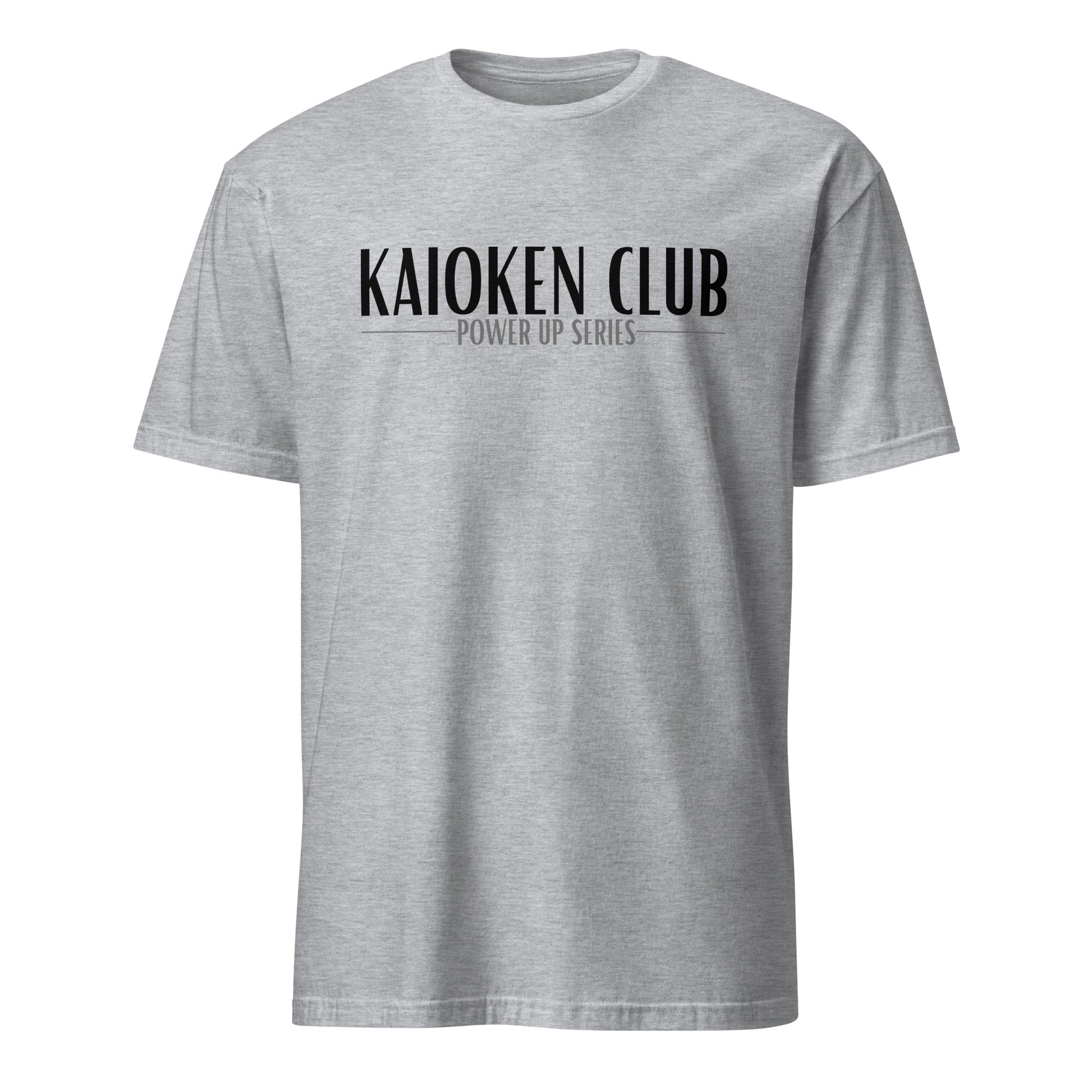 T-shirt PU-01 Ascension gris sport KAIOKEN CLUB Power Up Series - vue dos