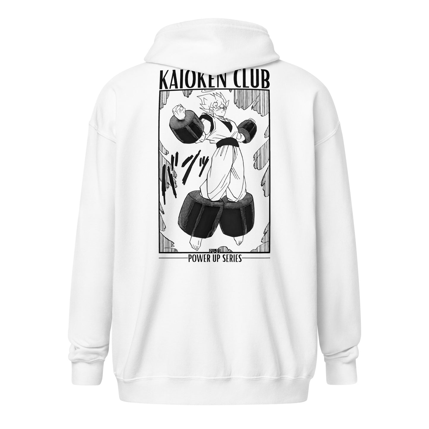Zip-Hoodie PU-01 UNIT Ascension porté modèle sport streetwear