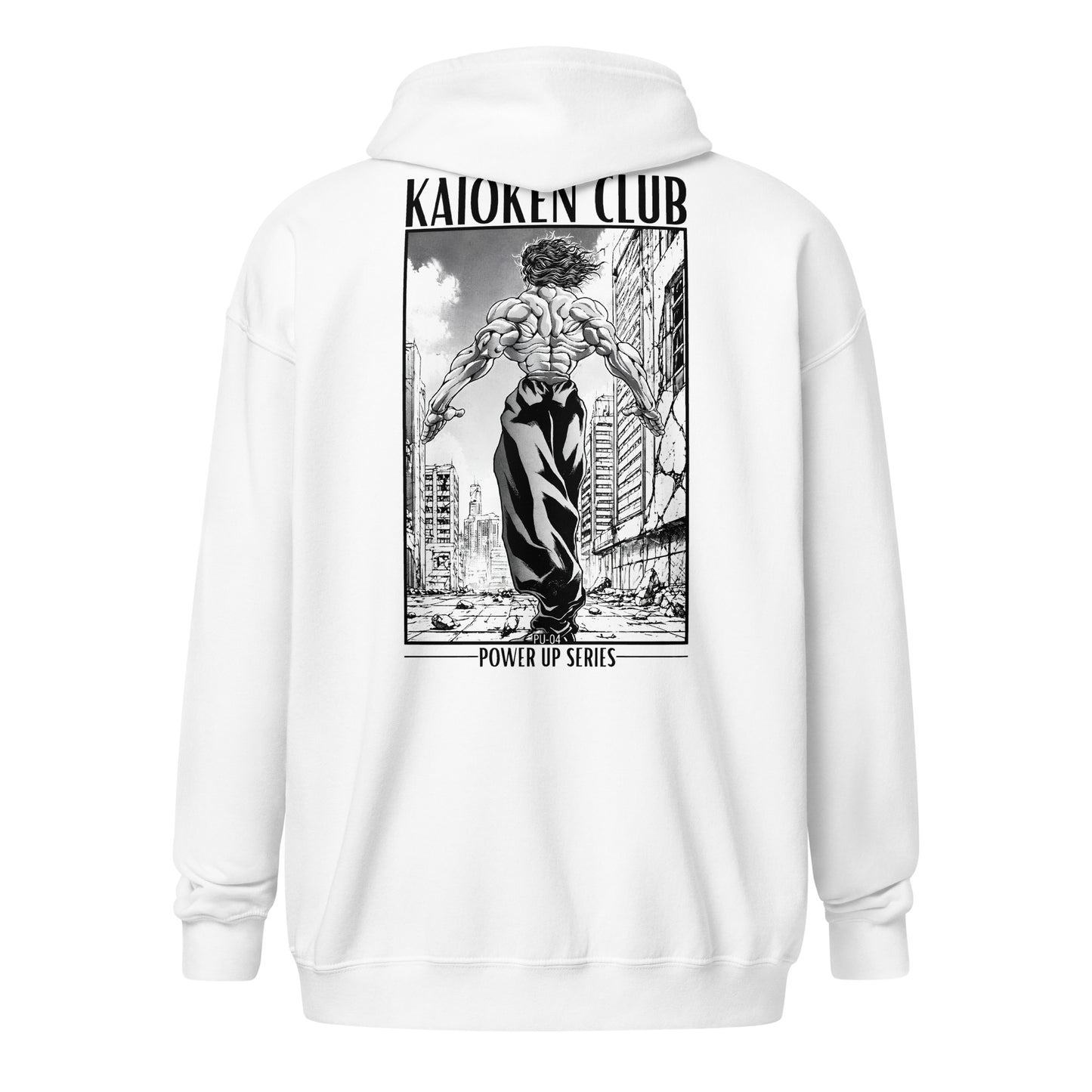 Zip-Hoodie PU-04 UNIT Apex porté modèle streetwear fitness