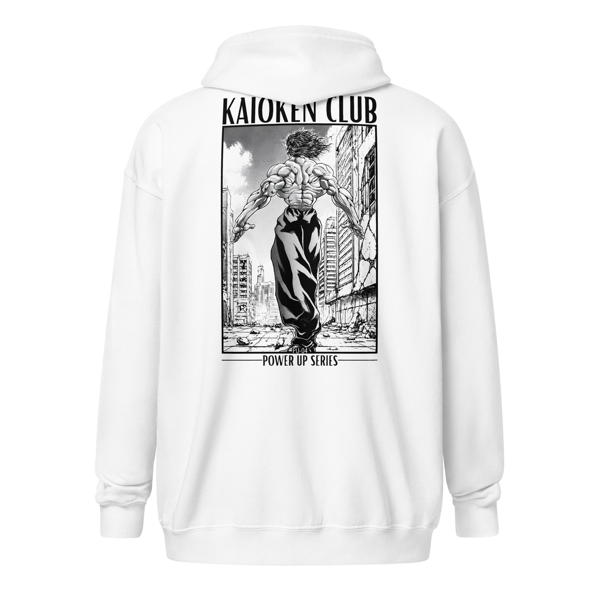 Zip-Hoodie PU-04 UNIT Apex porté modèle streetwear fitness